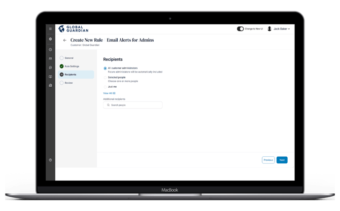 Admin Notifications - Recipients-1