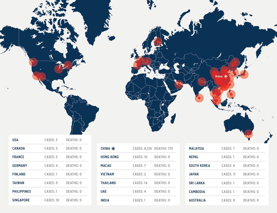 Coronavirus Map 1.30