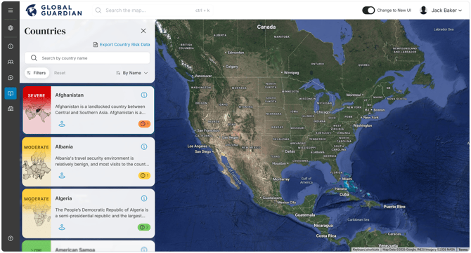 Country Report - Web Platform