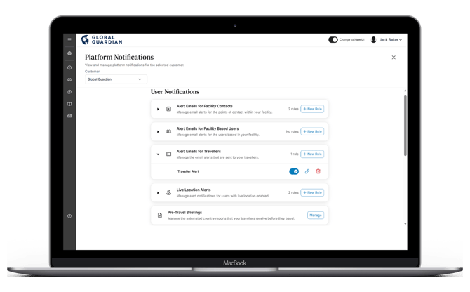 Email Alerts to Travelers - User Notifications-1