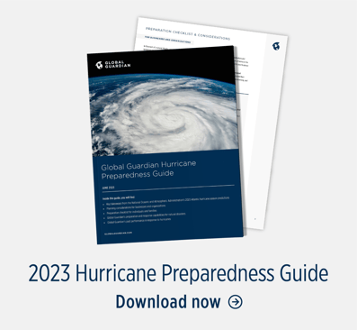 Global Guardian's Hurricane Preparedness Guide has planning recommendations for businesses.