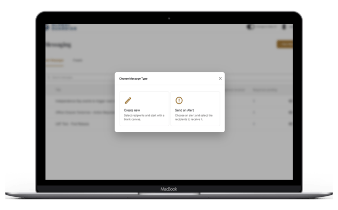 HALO - Mass Messaging - Choose Message Type-2