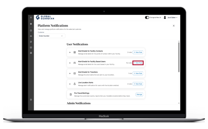 HALO - Platform Notifications - Facility Contacts - New Rule-2