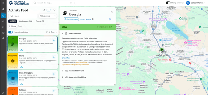 Activity Feed Alerts