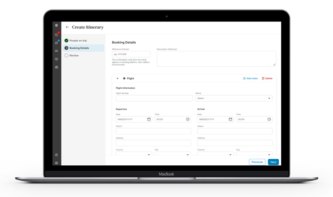 Manual add itineraries 3