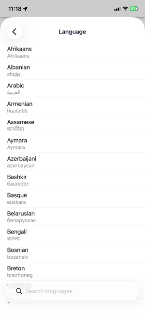 Multilanguage App Translation_Countries