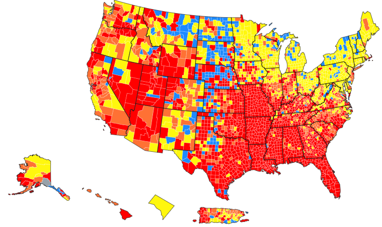 cdc map 29 july