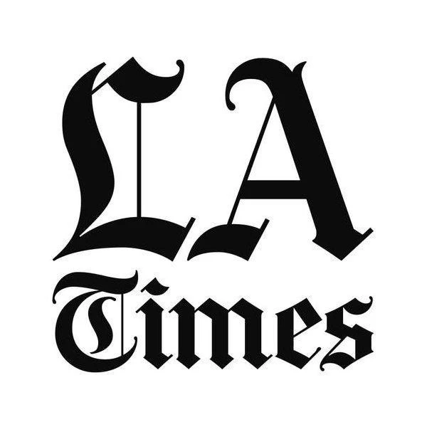LA Times Logo on white background